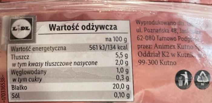 Mi So Mielone Z Szynki Wieprzowej Rze Nik Kalorie Kj I Warto Ci