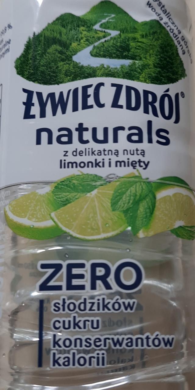 Ywiec Zdr J Naturals Zero Limonka Mi Ta Kalorie Kj I Warto Ci