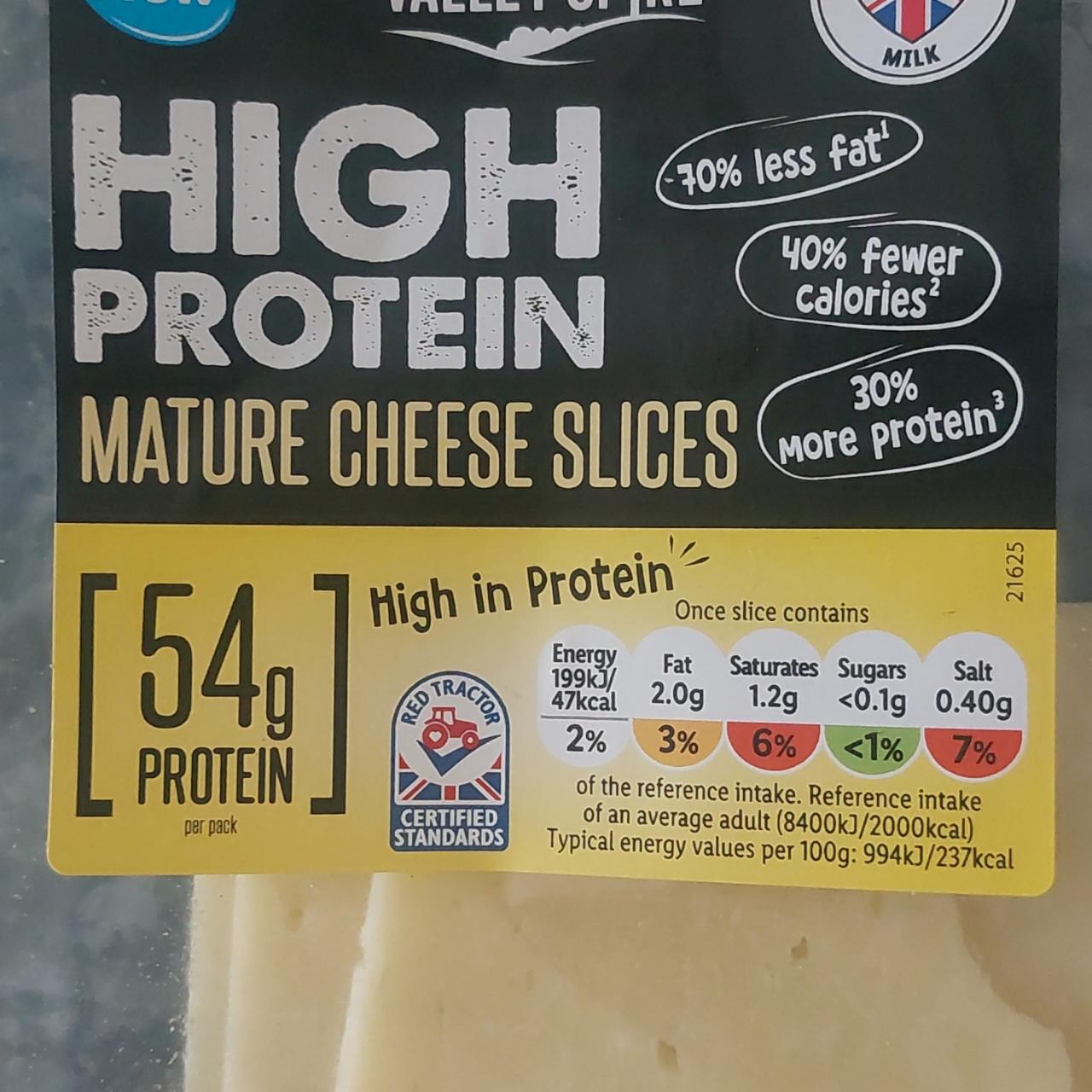 High Protein Mature Cheese Slices Valley Spire Kalorie Kj I Warto Ci