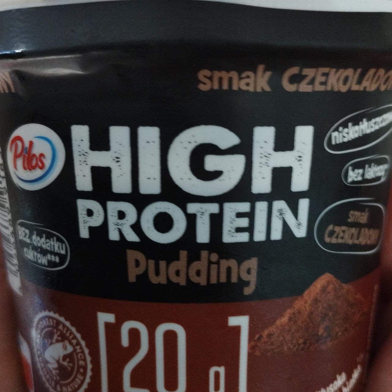 High Protein Pudding Smak Czekoladowy Pilos Kalorie Kj I Warto Ci