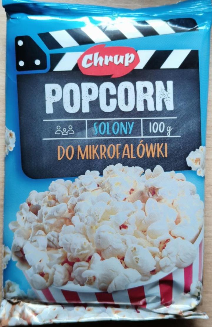 Zdjęcia - Popcorn solony do mikrofalówki Chrup