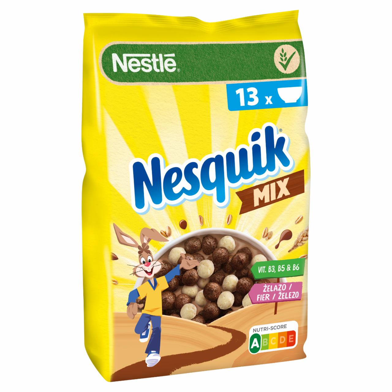 Zdjęcia - Nestlé Nesquik Mix Zbożowe kuleczki czekoladowo-waniliowy smak 400 g