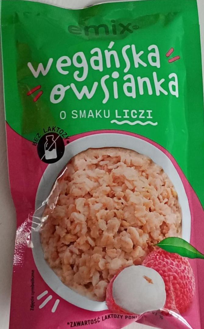 Zdjęcia - Wegańska owsianka o smaku liczi Emix