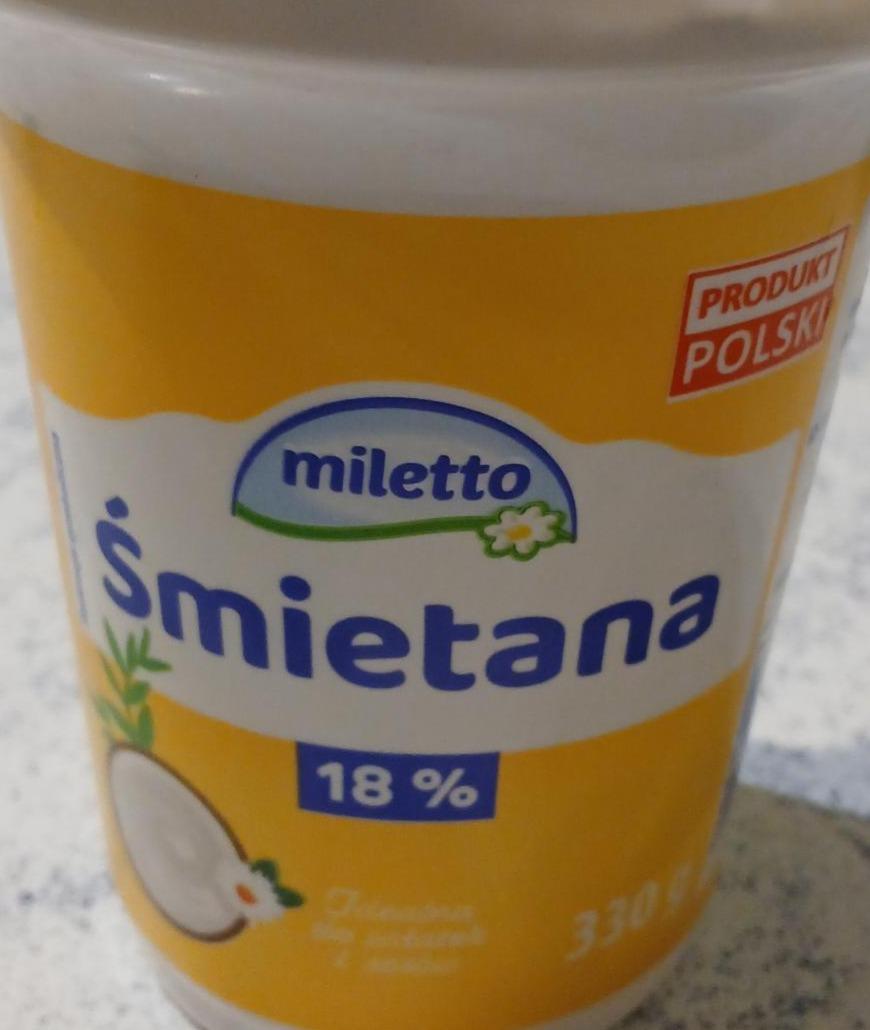 Zdjęcia - Śmietana 18% Miletto