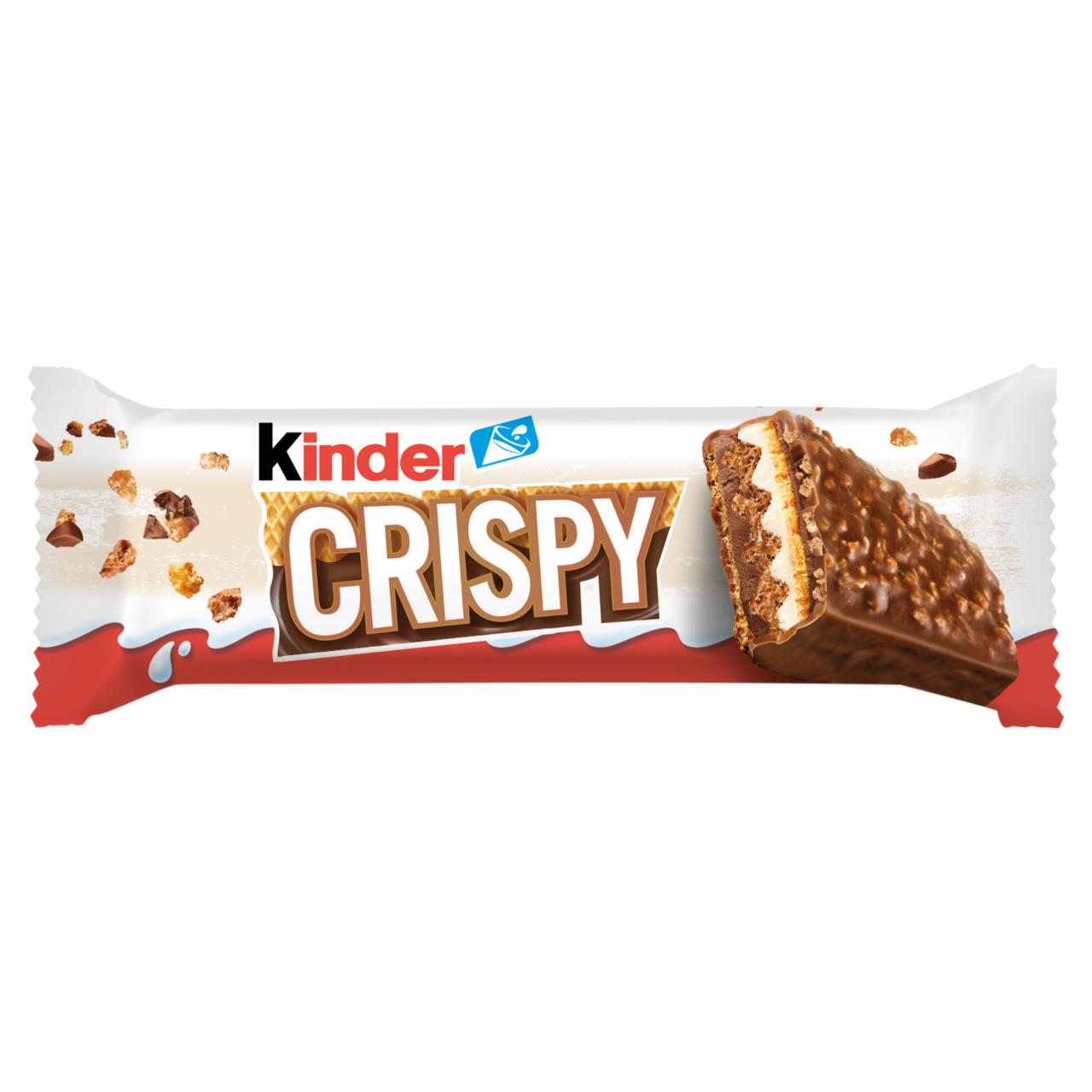 Zdjęcia - Kinder Crispy Chrupiący wafelek z nadzieniem kakaowym i orzechowym 34 g 