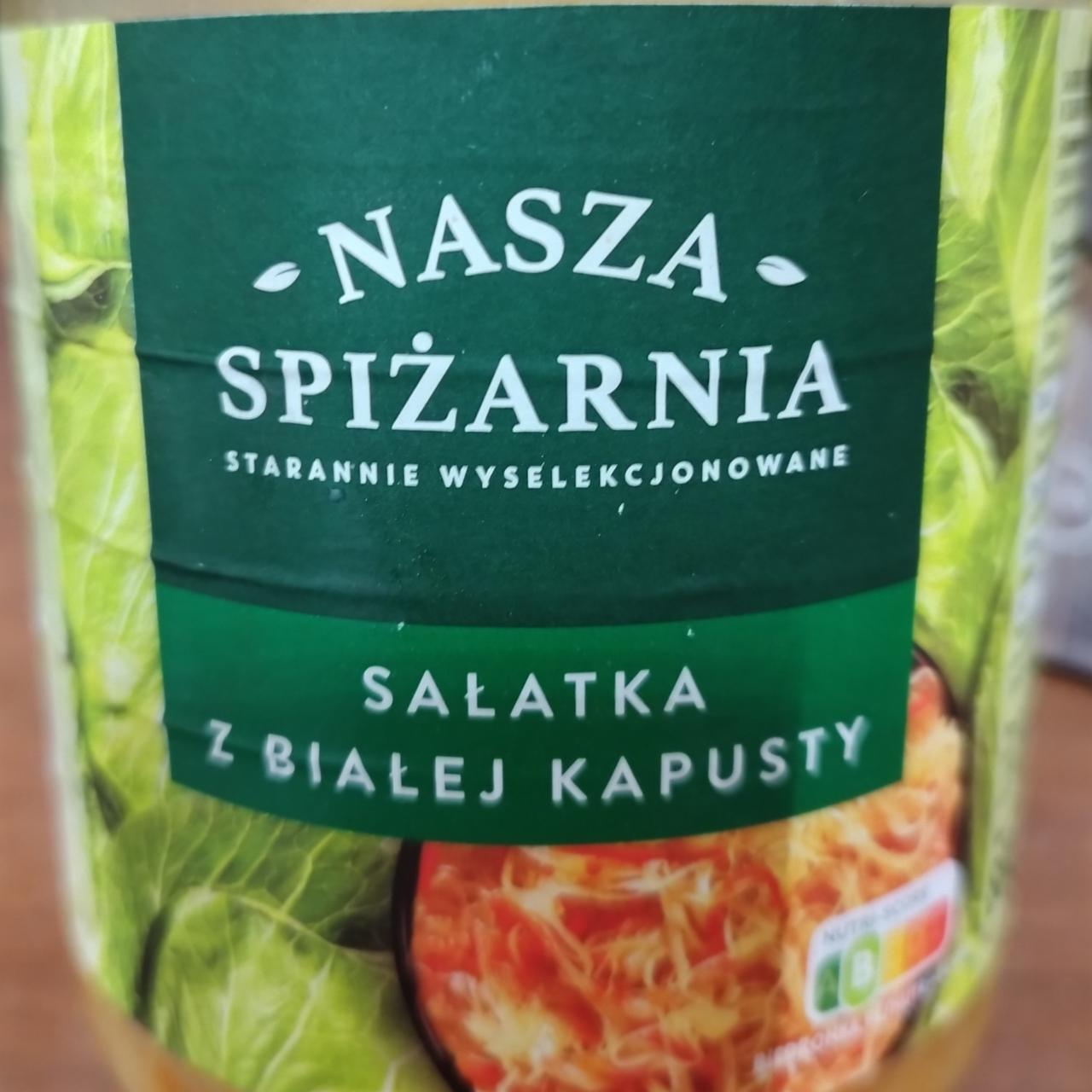 Zdjęcia - Sałata z białej kapusty Nasza spiżarnia