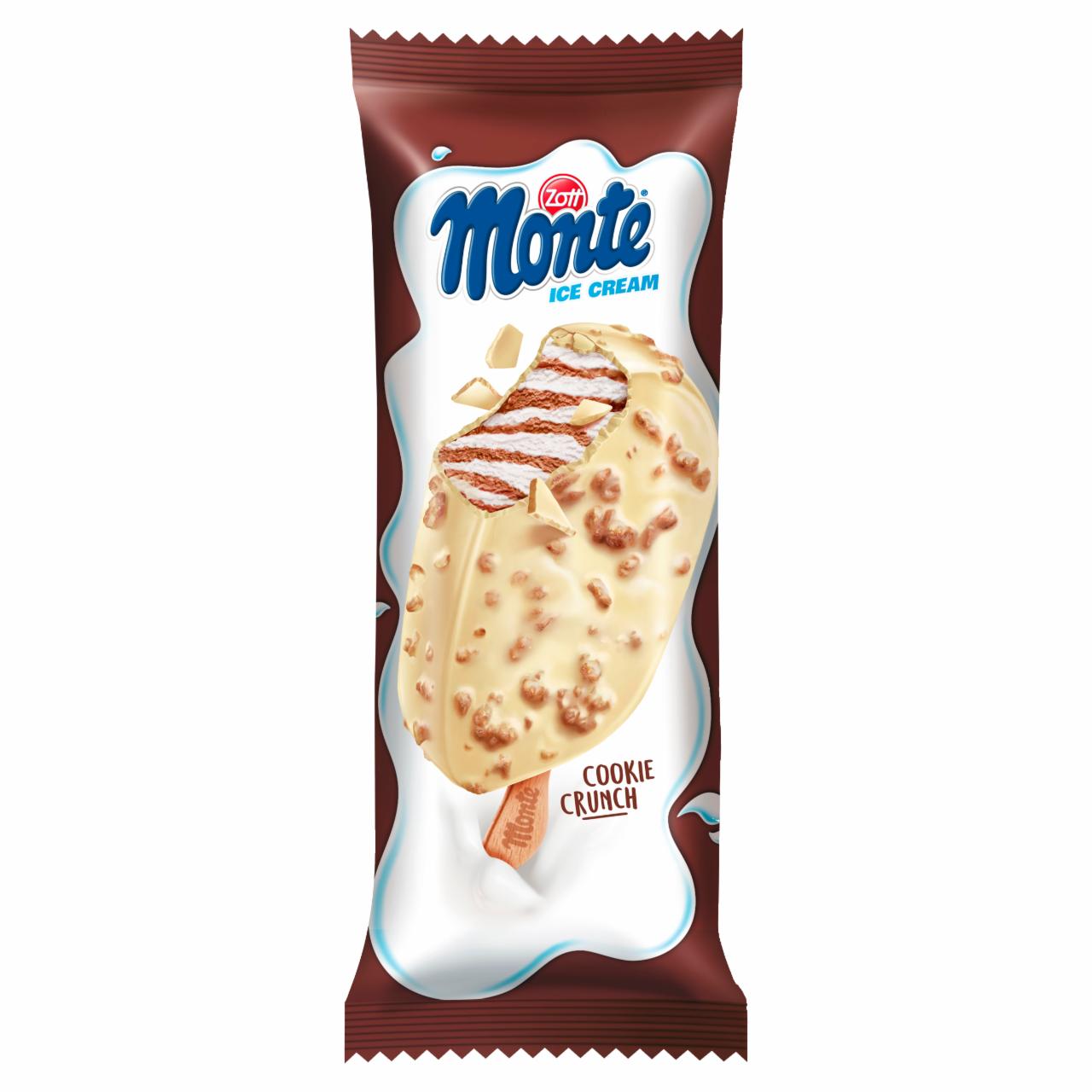 Zdjęcia - Zott Monte Lody śmietankowe i lody czekoladowo-orzechowe w białej czekoladzie 100 ml