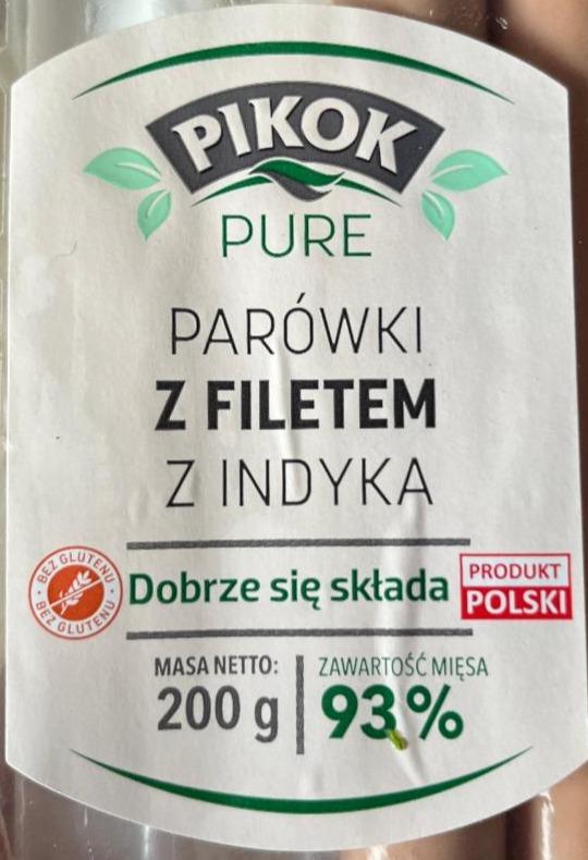 Zdjęcia - Parówki z filetem z indyka Pikok pure