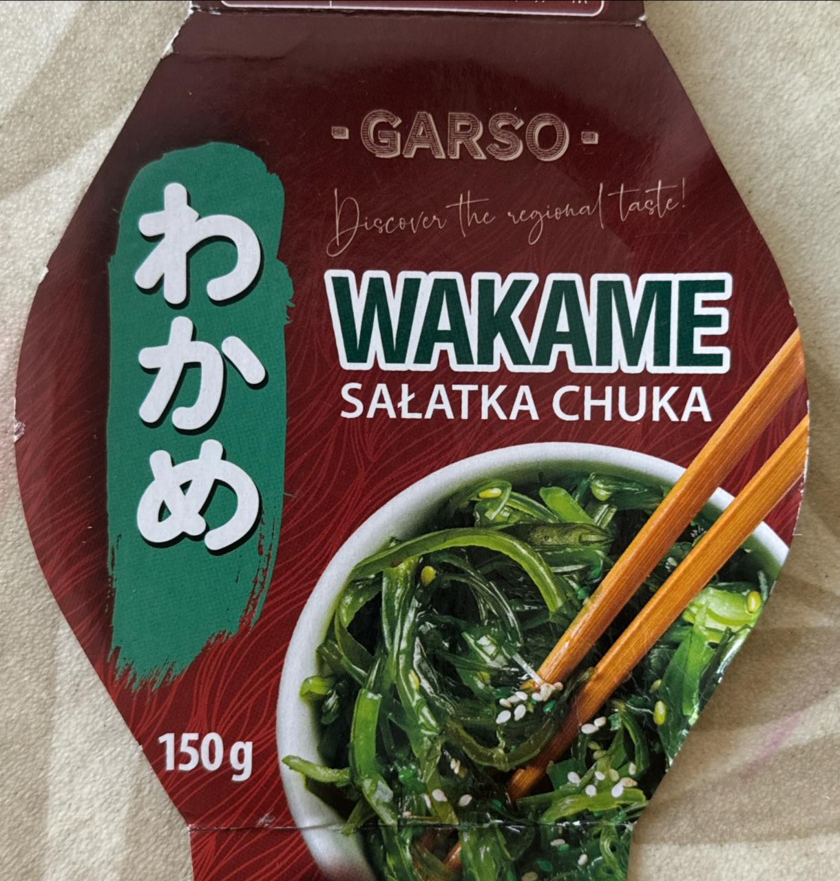 Zdjęcia - Garso Sałatka chuka wakame 150 g