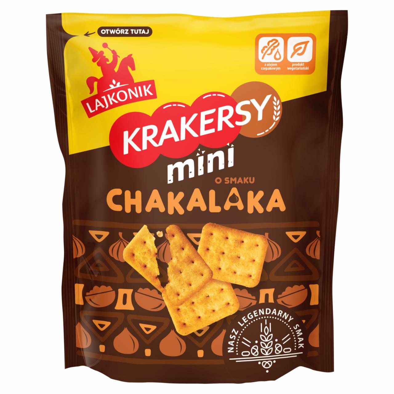 Zdjęcia - Lajkonik Krakersy mini o smaku chakalaka 100 g