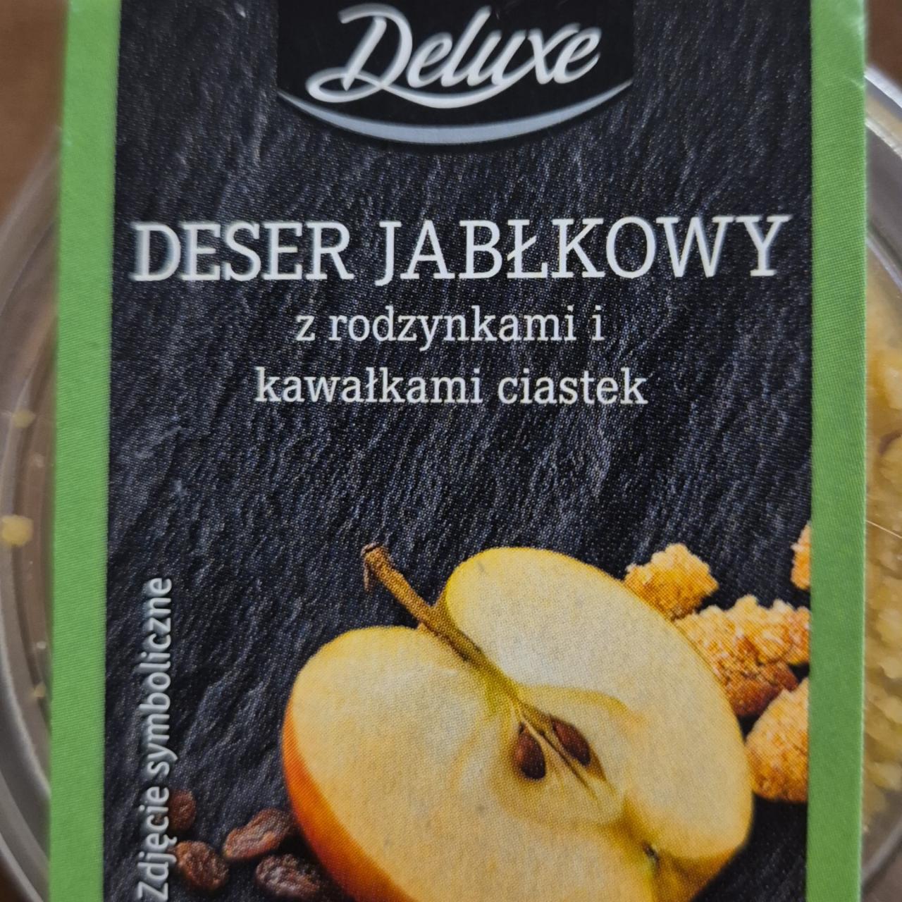 Zdjęcia - Deser Jabłkowy z rodzynkami i kawałkami ciastek Deluxe