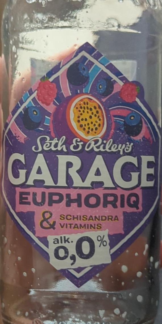 Zdjęcia - Euphoria Bezalkoholowy napój piwny o smaku jagód i marakui 400 ml Seth & Riley's Garage