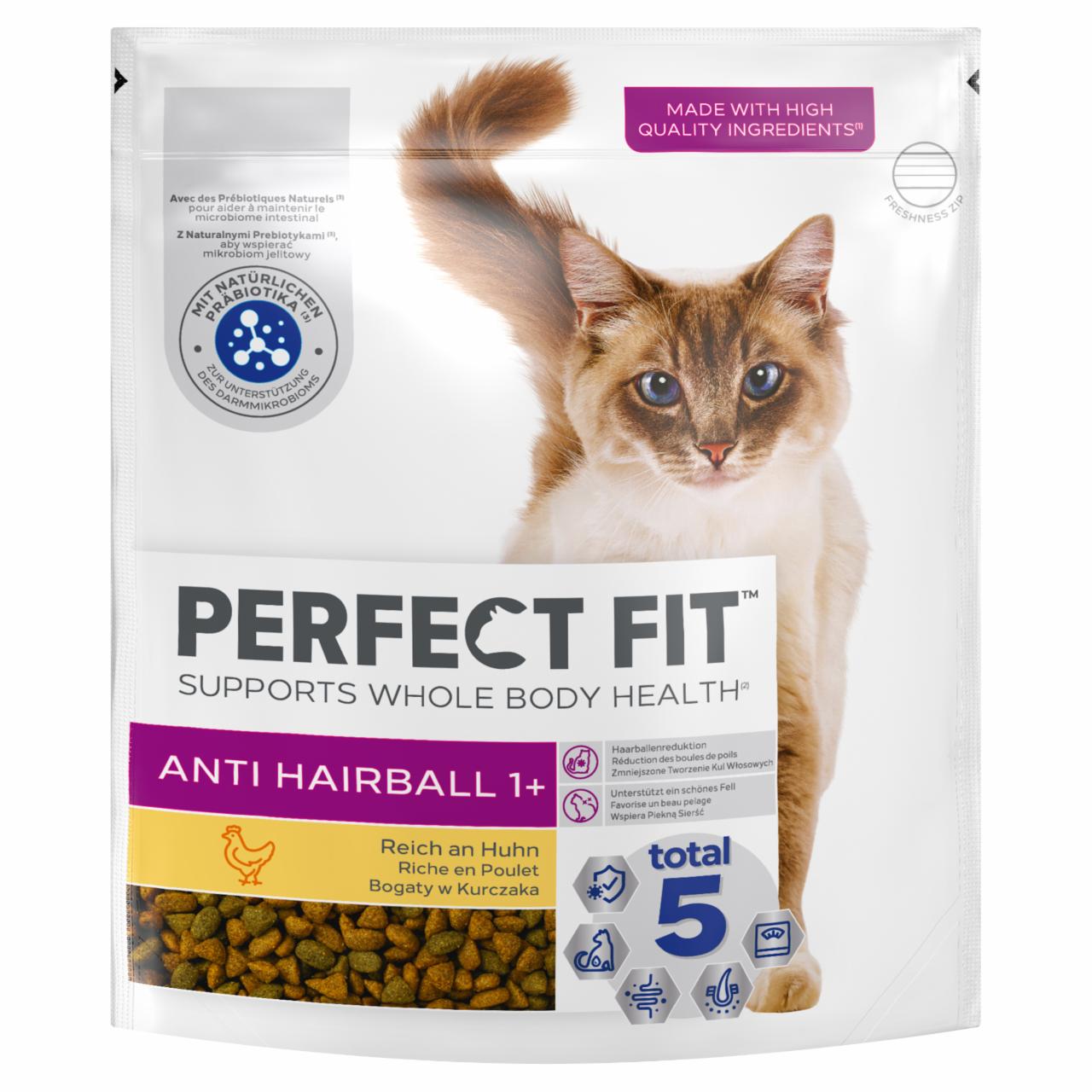 Zdjęcia - Perfect Fit Anti Hairball 1+ Sucha karma dla dorosłych kotów 750 g