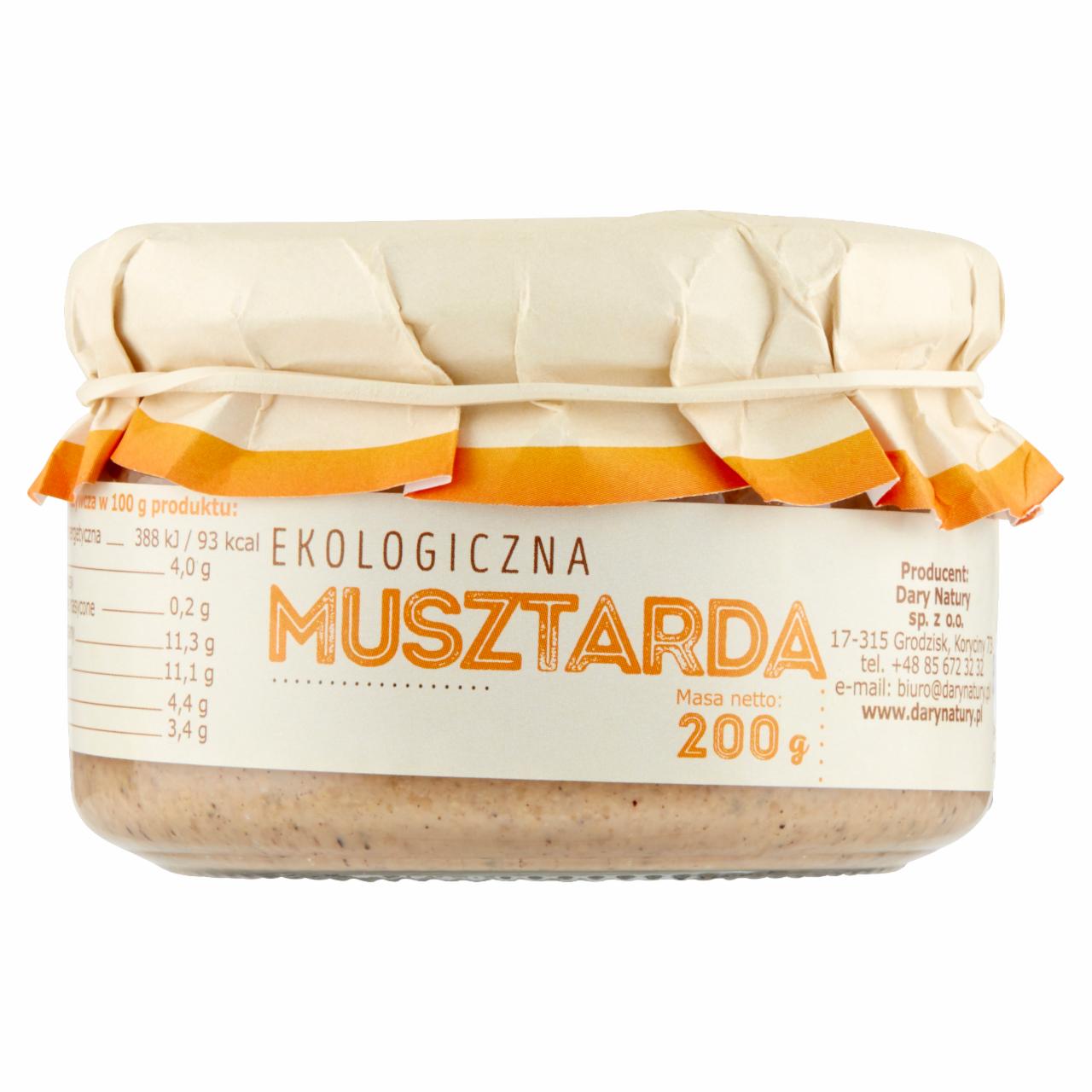 Zdjęcia - Dary Natury Ekologiczna musztarda 200 g