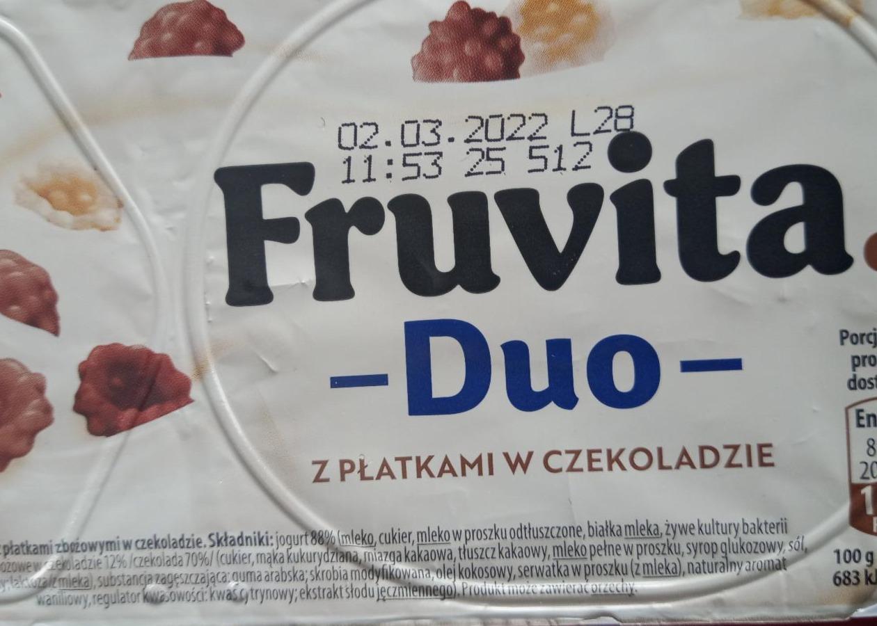 Zdjęcia - Duo z płatkami w czekoladzie FruVita