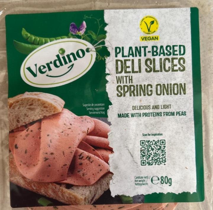 Zdjęcia - Plant based deli slices with spring onion Verdino