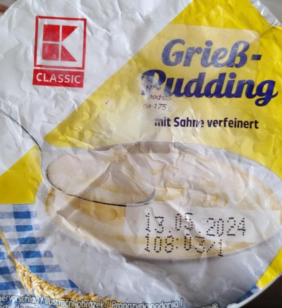 Zdjęcia - Grieß Pudding mit sahne verfeinert K-Classic