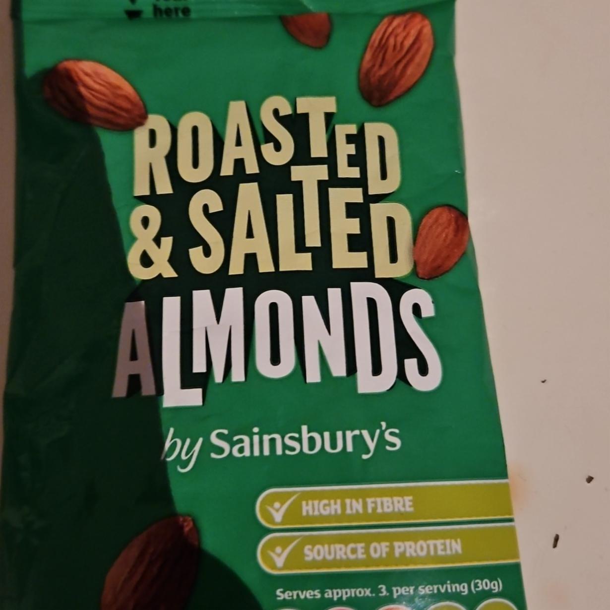 Zdjęcia - Roasted & salted almonds by Sainsbury's