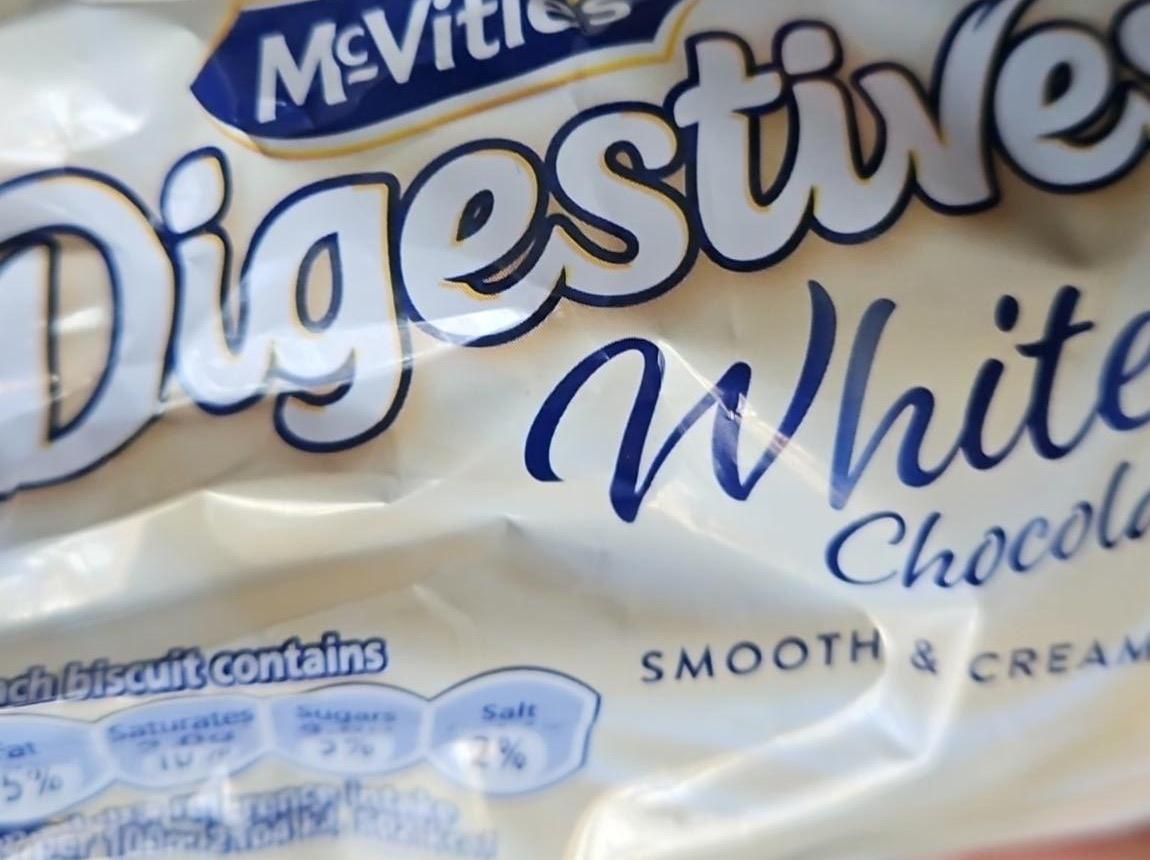 Zdjęcia - Digestives white chocolate McVitie´s