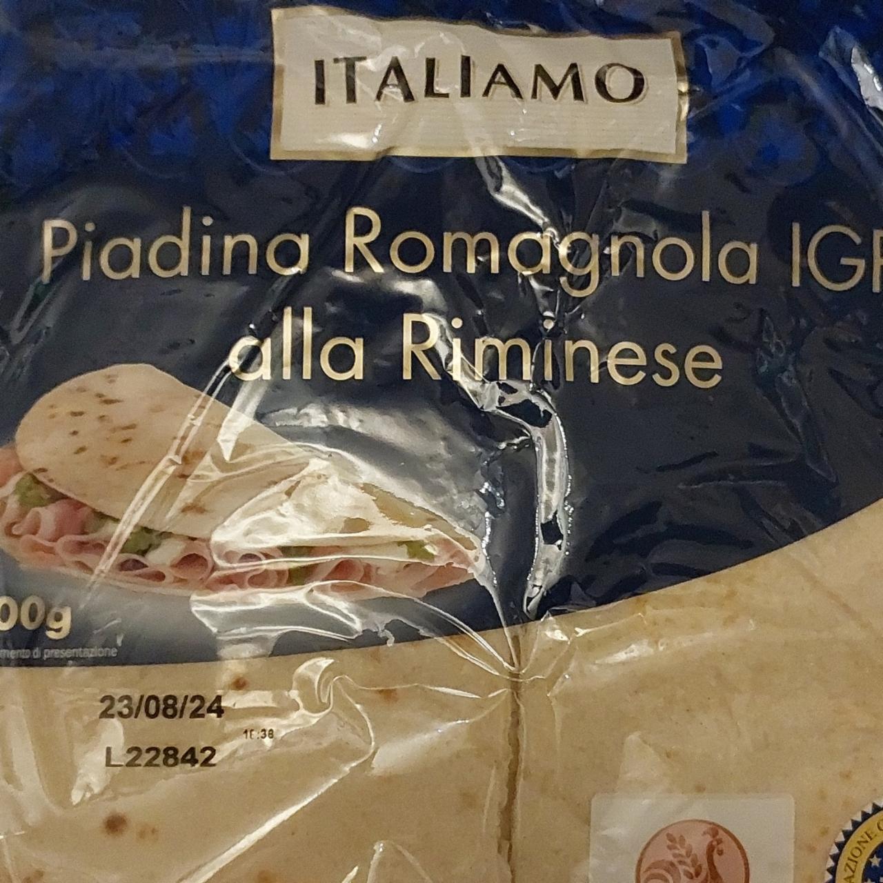 Zdjęcia - Piadina romagnola ogp alla riminese Italiamo