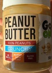 Zdjęcia - Peanut butter 100% peanuts crunchy Go on