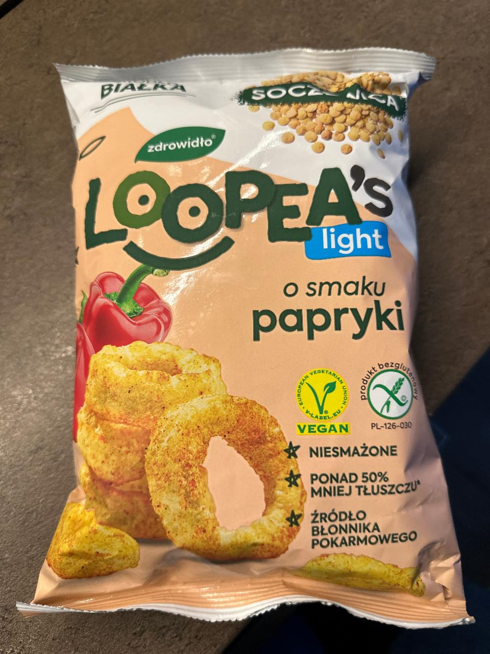 Zdjęcia - Loopea's light o smaku papryki zdrowidło