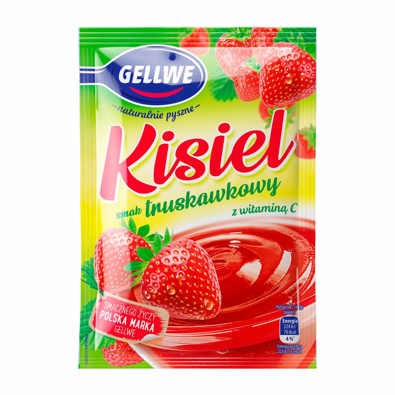 Zdjęcia - Gellwe Kisiel smak truskawkowy 38 g