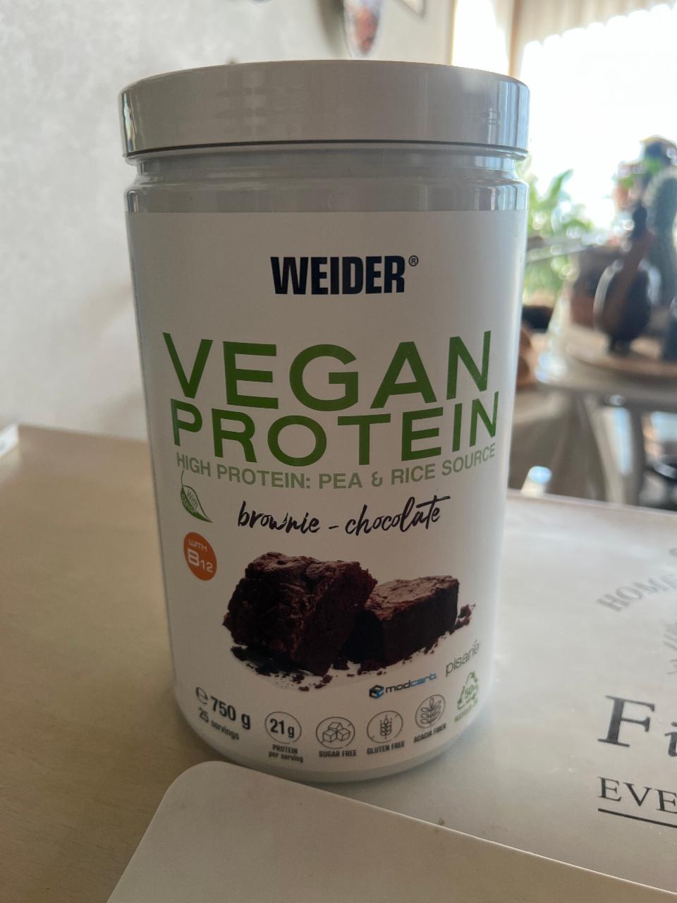 Zdjęcia - Vegan protein brownie chocolate Weider