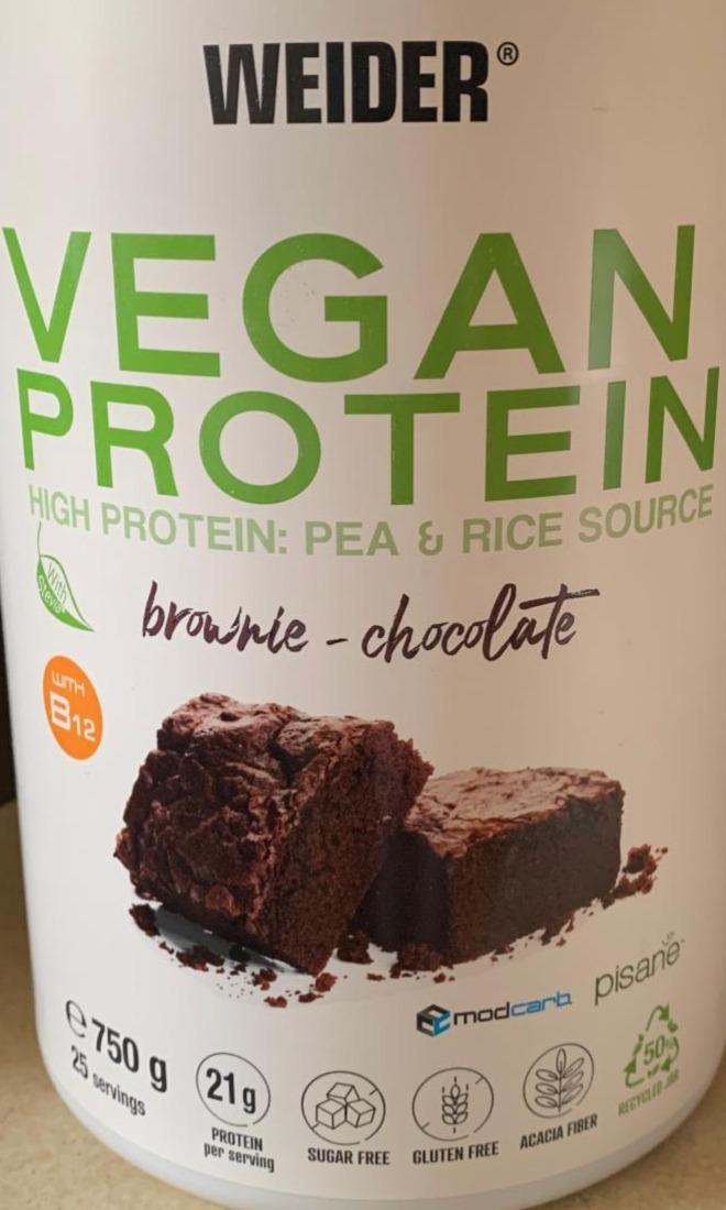 Zdjęcia - Vegan protein brownie chocolate Weider