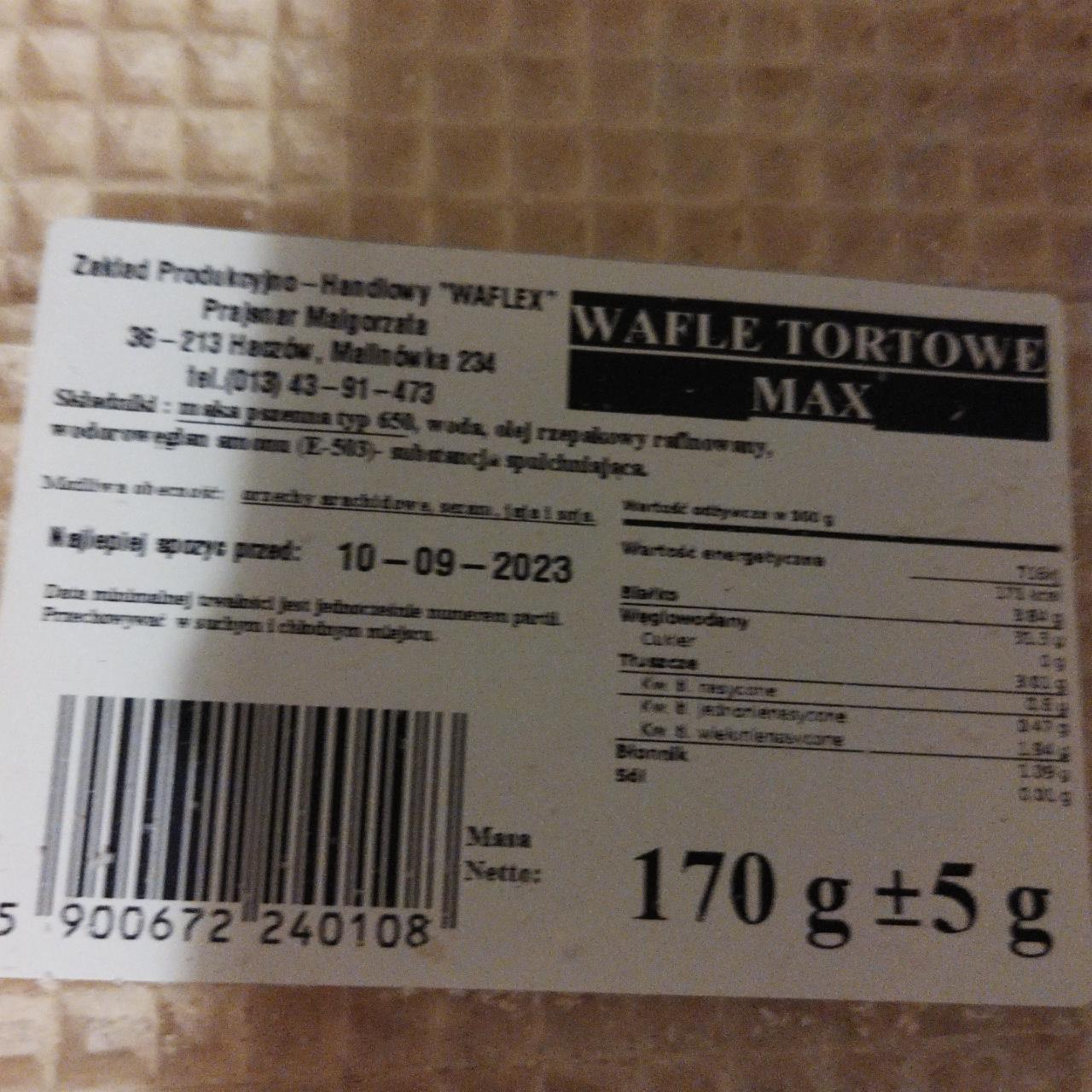 Zdjęcia - Wafle tortowe max Waflex