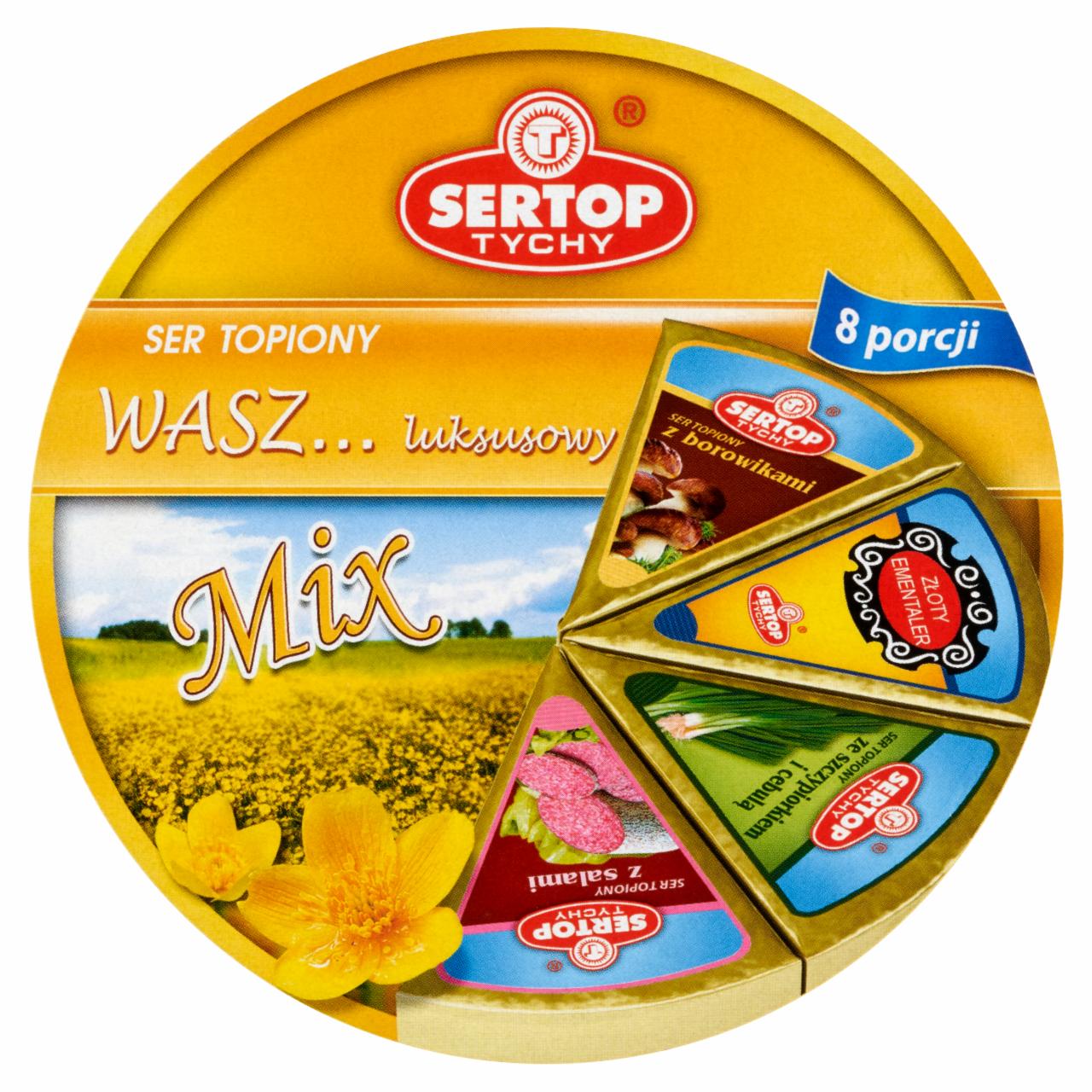 Zdjęcia - Sertop Tychy Wasz... luksusowy Mix Ser topiony 140 g (8 x 17,5 g)