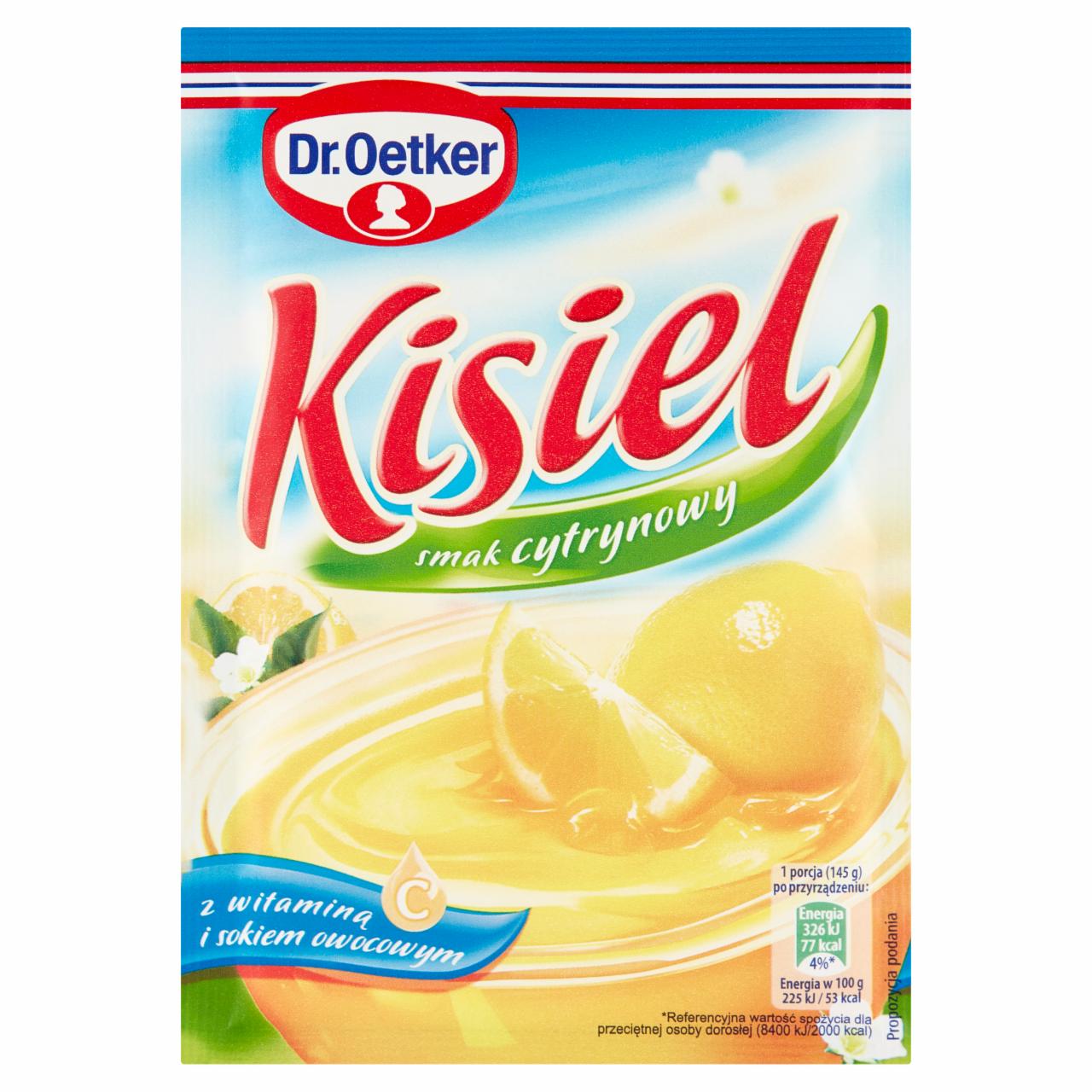 Zdjęcia - Dr. Oetker Kisiel smak cytrynowy 38 g