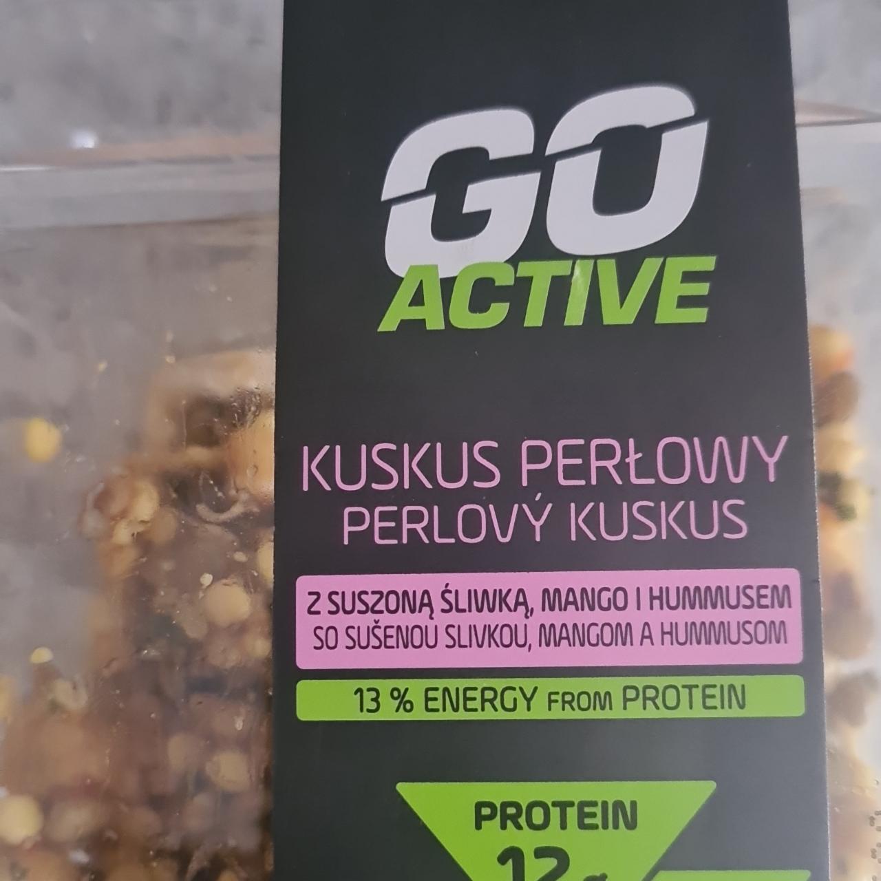 Zdjęcia - Kuskus perłowy z suszoną śliwką mango i hummusem Go Active