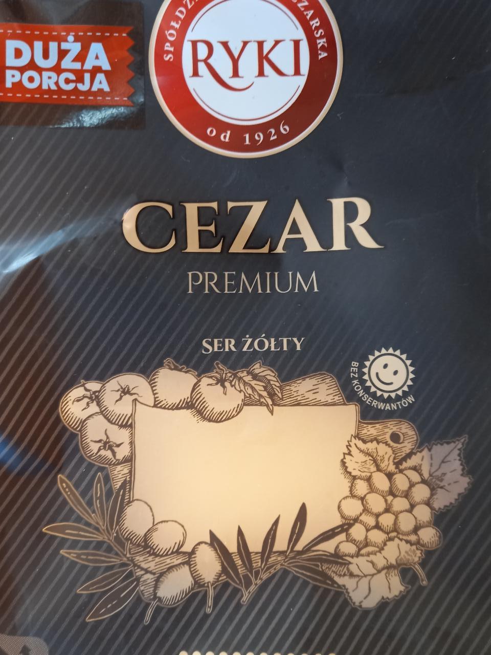 Zdjęcia - Ser żółty cezar premium Ryki