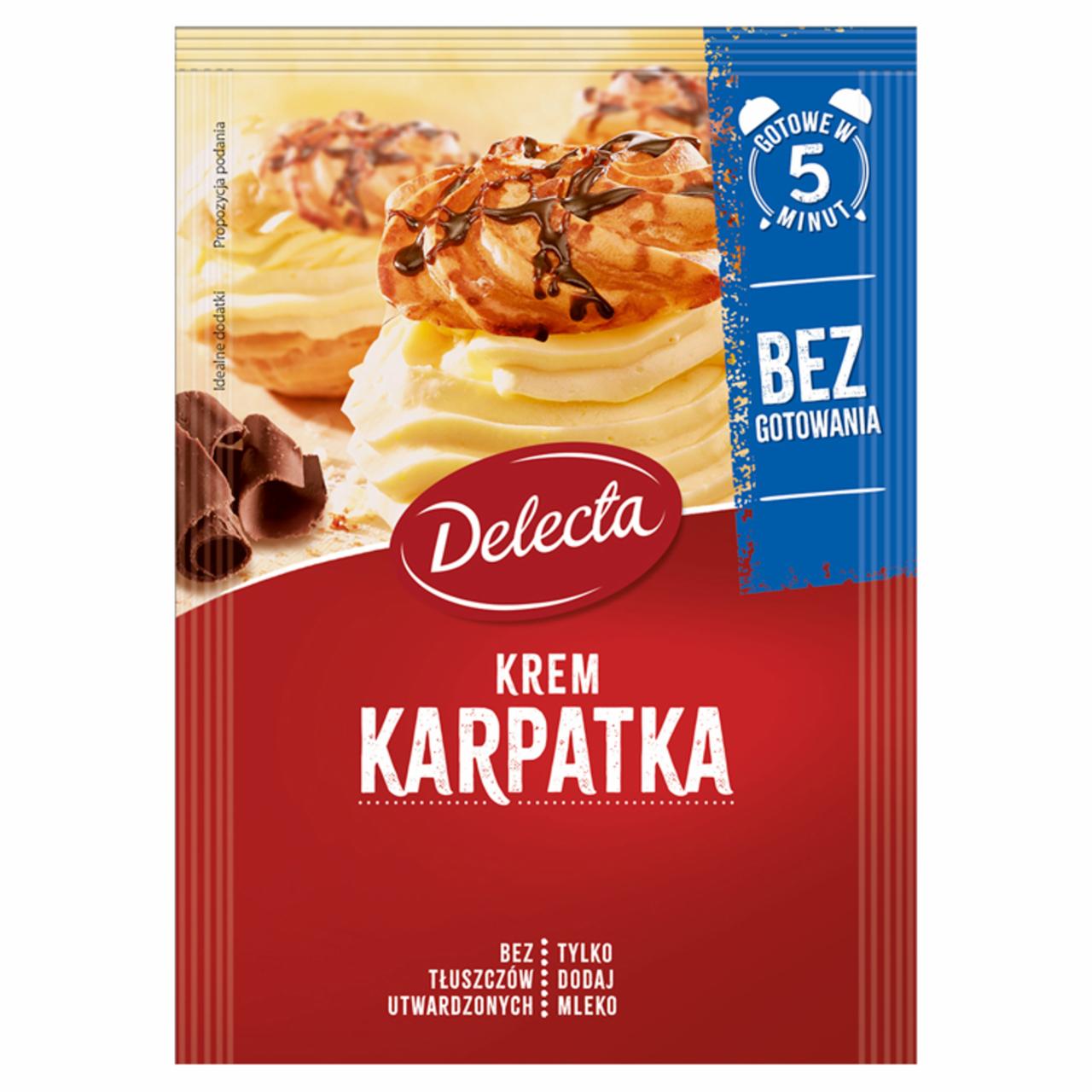 Zdjęcia - Delecta Krem karpatka bez gotowania 136 g