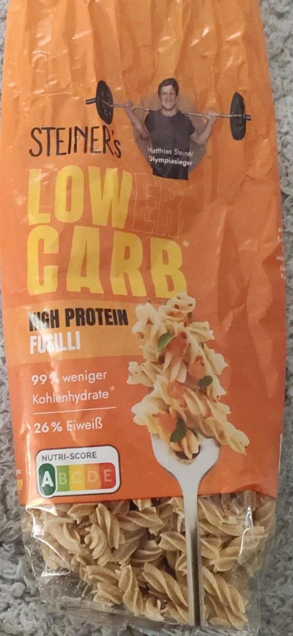 Zdjęcia - Lower carb high protein fusilli Steiner's