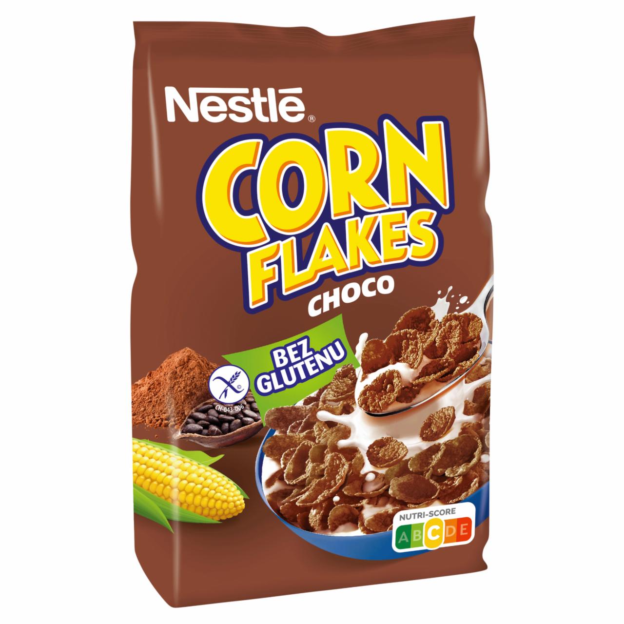 Zdjęcia - Nestlé Corn Flakes Choco Chrupiące płatki kukurydziane o smaku czekoladowym 450 g