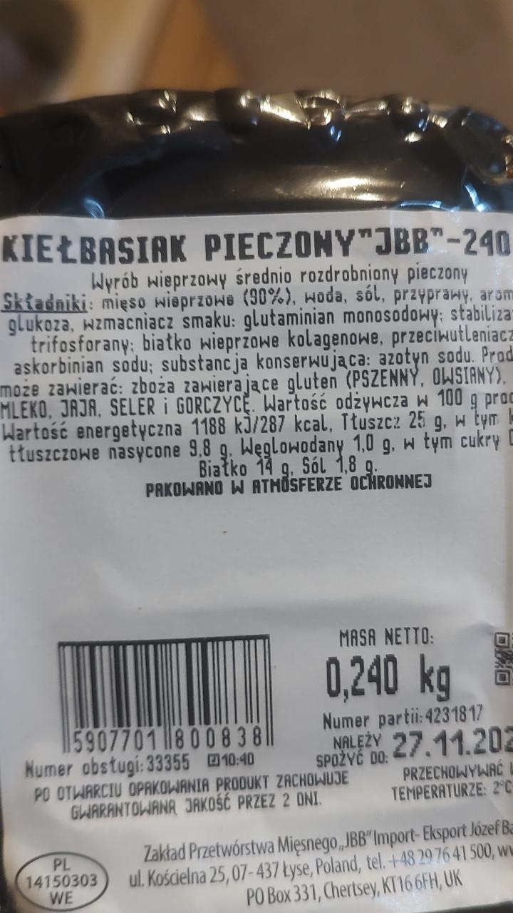 Zdjęcia - Kiełbasiak pieczony JBB