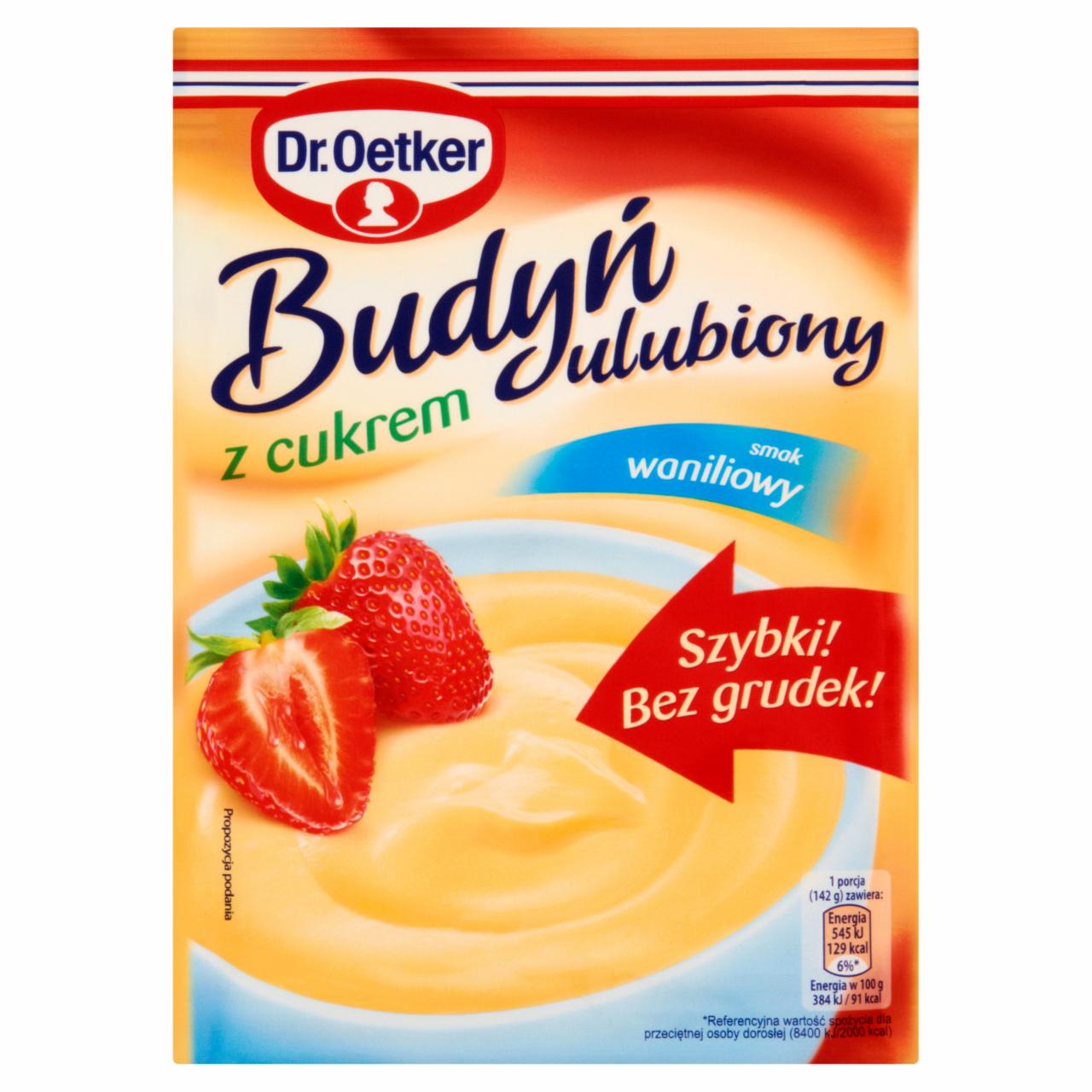 Zdjęcia - Dr. Oetker Budyń ulubiony z cukrem smak waniliowy 70 g