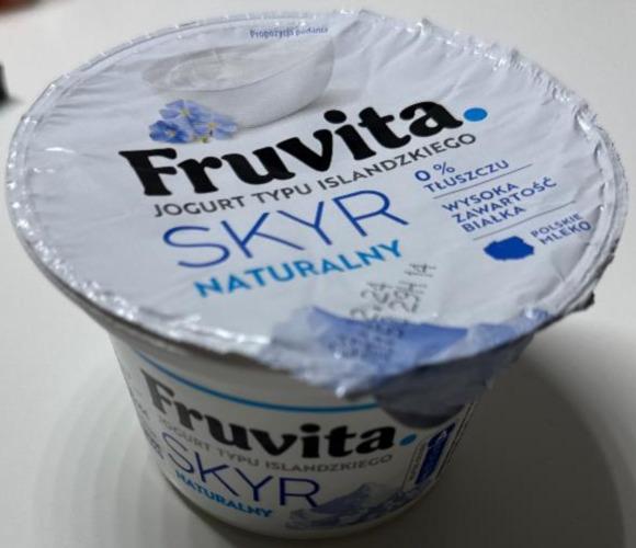 Zdjęcia - Jogurt typu islandzkiego skyr naturalny FruVita