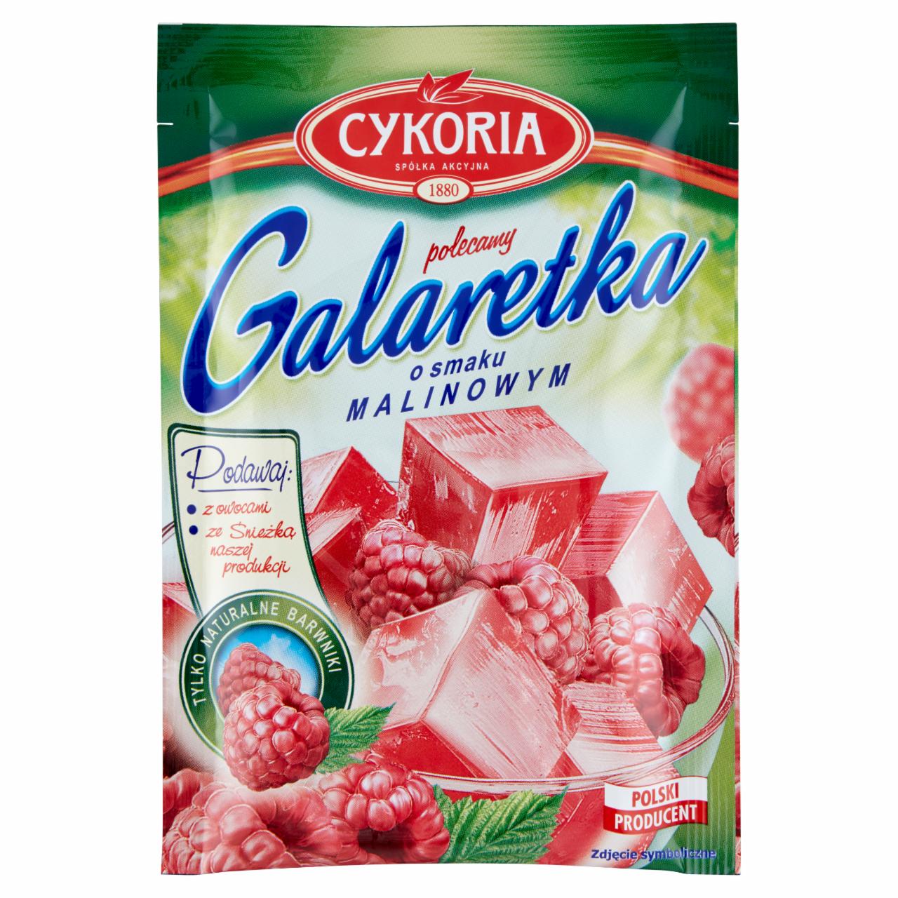 Zdjęcia - Cykoria Galaretka o smaku malinowym 75 g