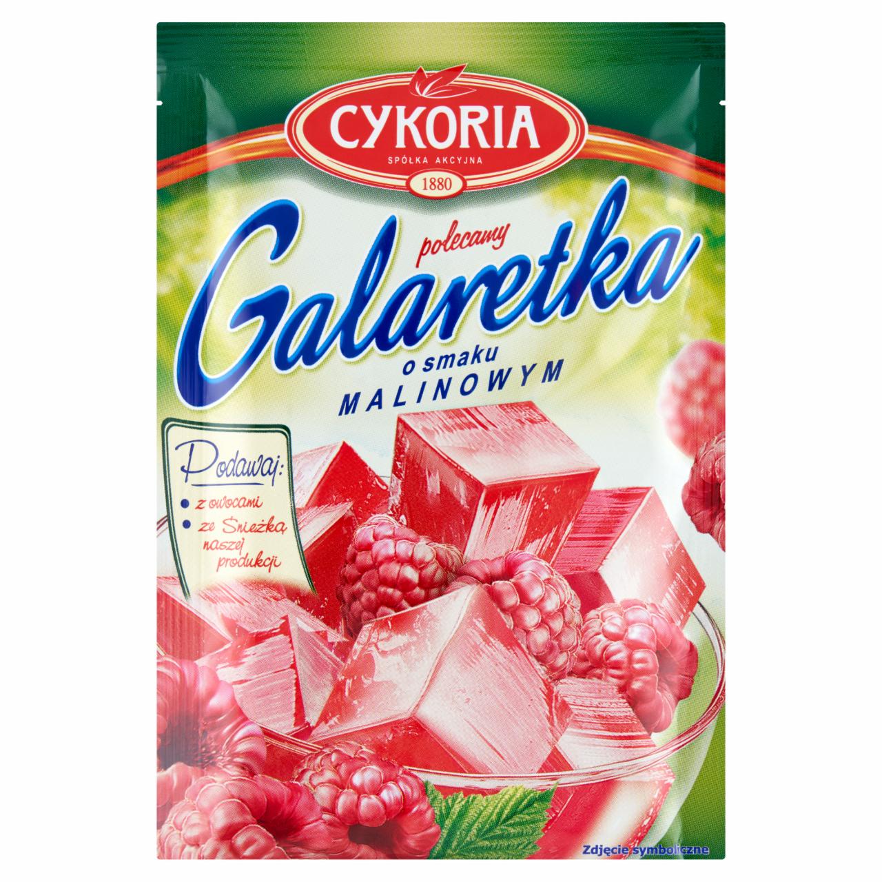 Zdjęcia - Cykoria Galaretka o smaku malinowym 75 g