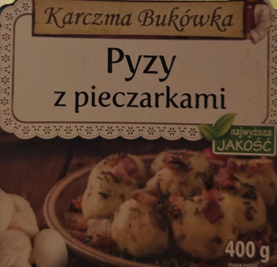 Zdjęcia - Pyzy z pieczarkami Karczma Bukówka