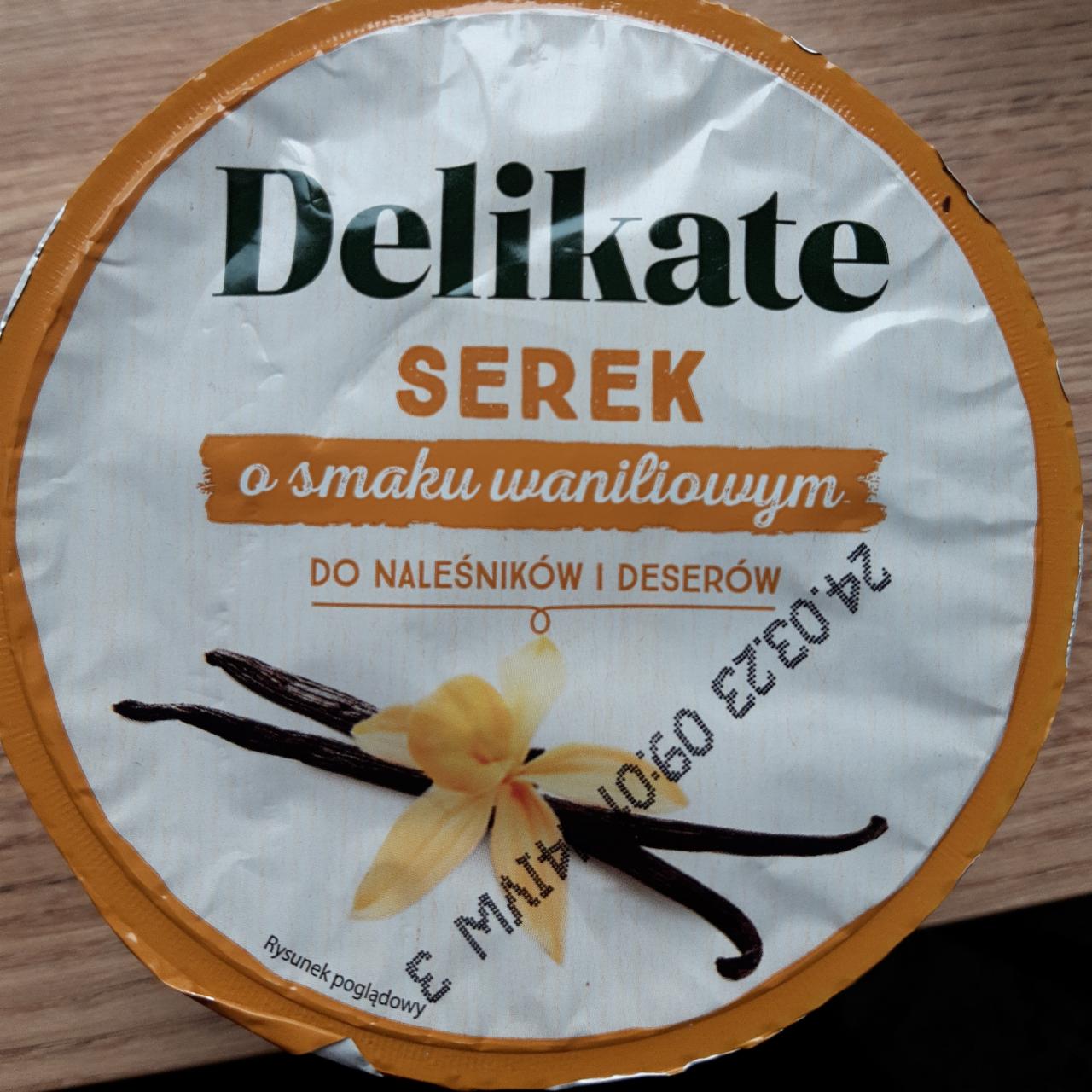 Zdjęcia - Serek o smaku waniliowym Delikate