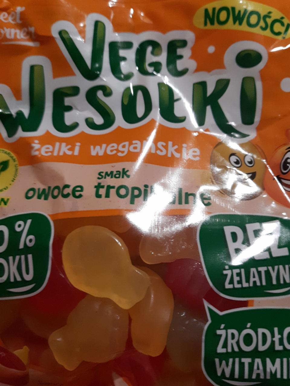 Zdjęcia - Vege wesołki żelki wegańskie smak tropikalne owoce