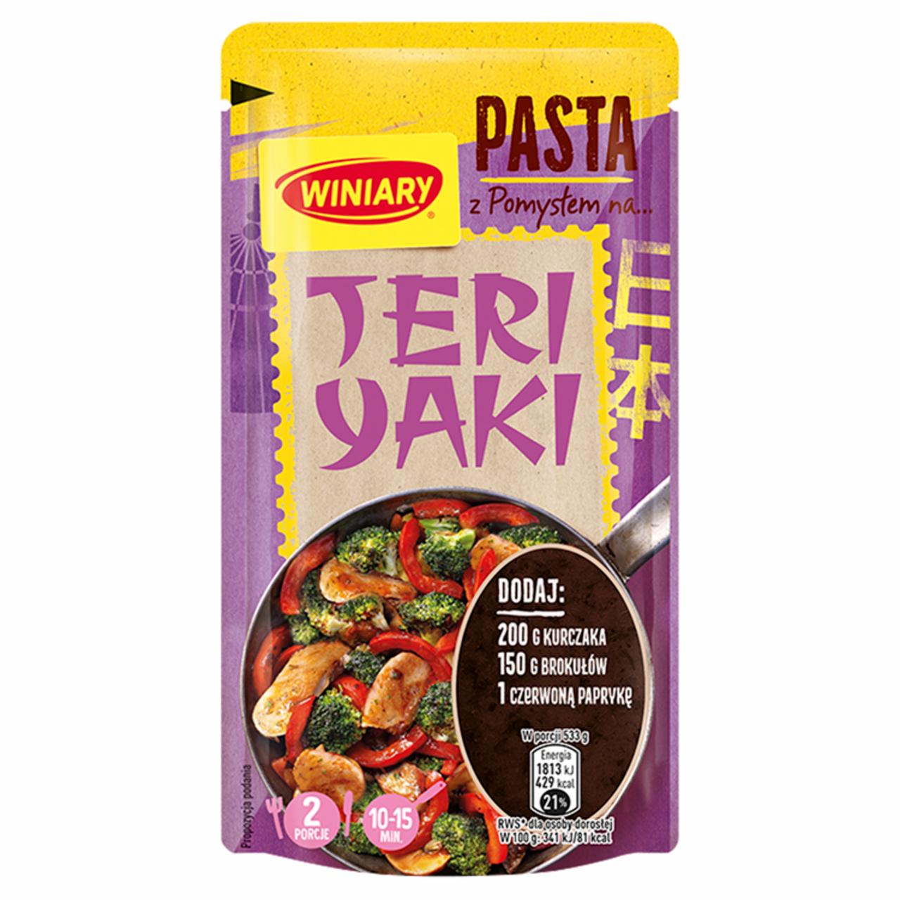 Zdjęcia - Winiary Pasta z pomysłem na... teriyaki 65 g