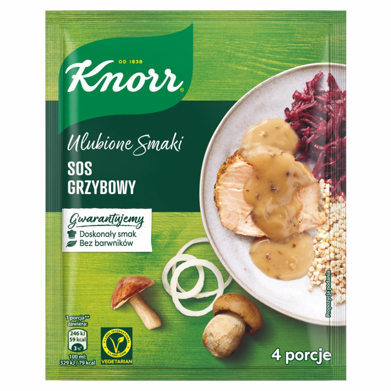 Zdjęcia - Knorr Ulubione Smaki Sos grzybowy 46 g