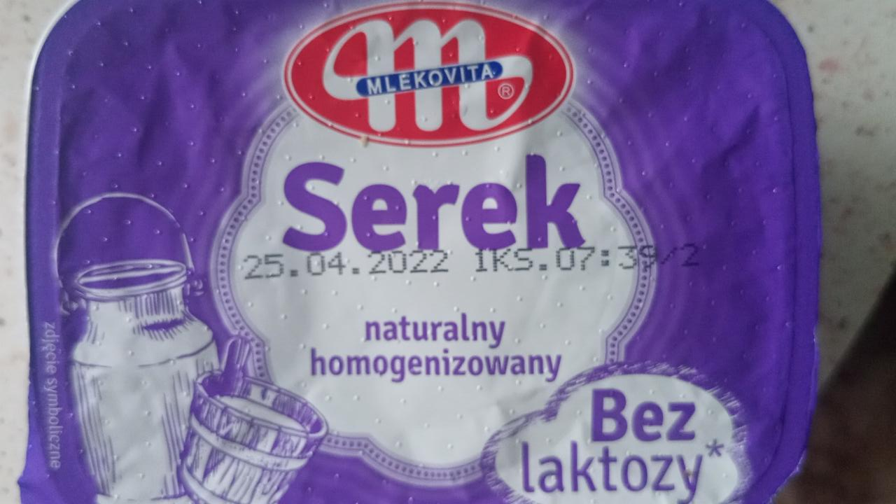 Zdjęcia - mlekovita serek naturalny homogenizowany