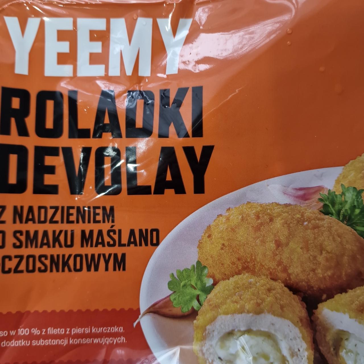 Zdjęcia - Roladki devolay z nadzieniem o smaku maślano czosnkowym YEEMY