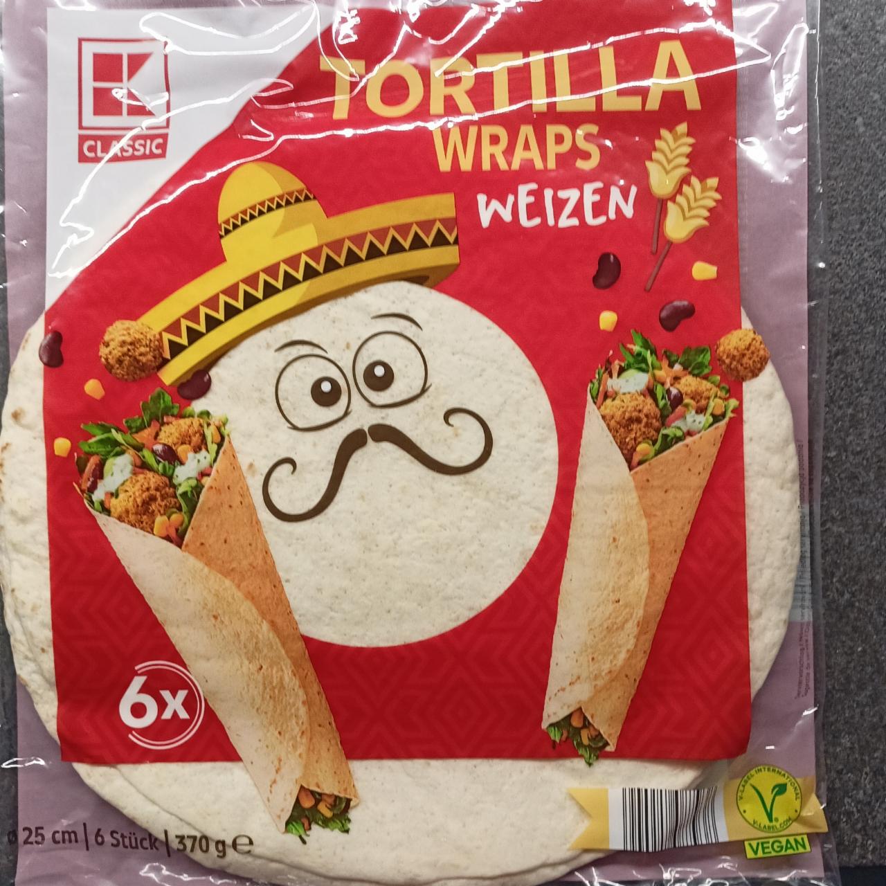 Zdjęcia - Tortilla wraps weizen K-Classic